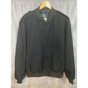 Neptune Garment Co Jacket Mens 44 Wool Blend Thinsulate Liner Full Zip Bomber